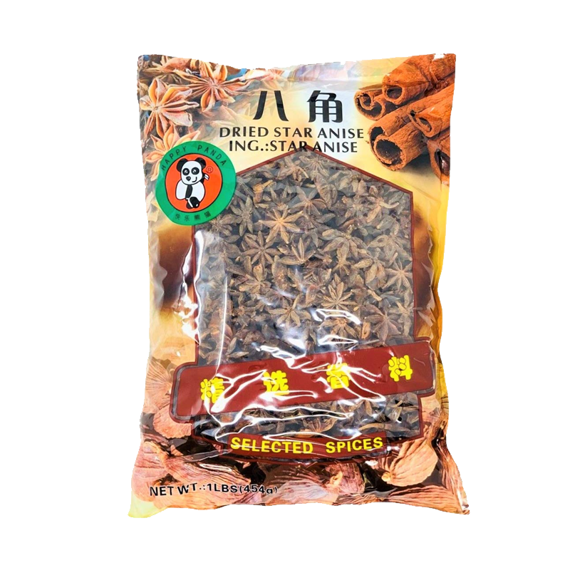 Picture of Happy Panda Whole Star Anise Spice Pods - 1lb