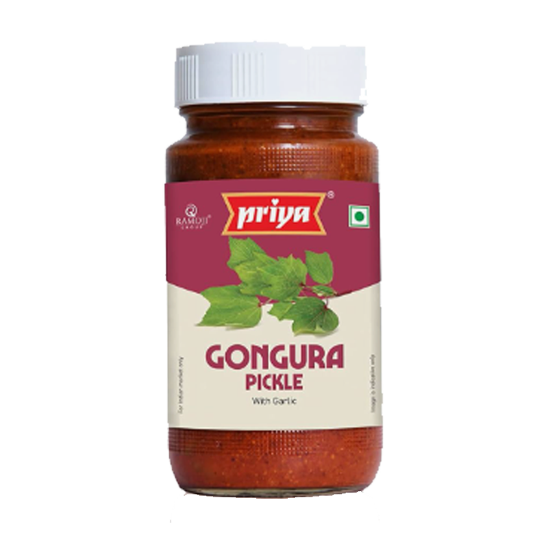 Picture of Priya Gongura Pickle With Garlic - 500g