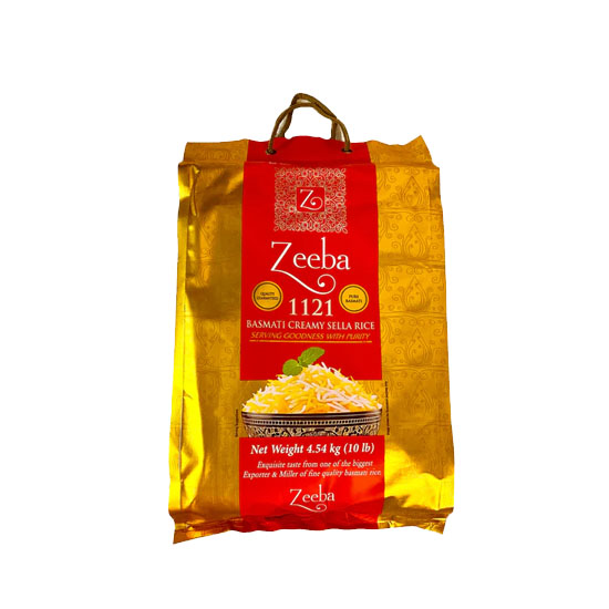 Picture of Zeeba 1121 Basmati Creamy Sella Rice - 10lb