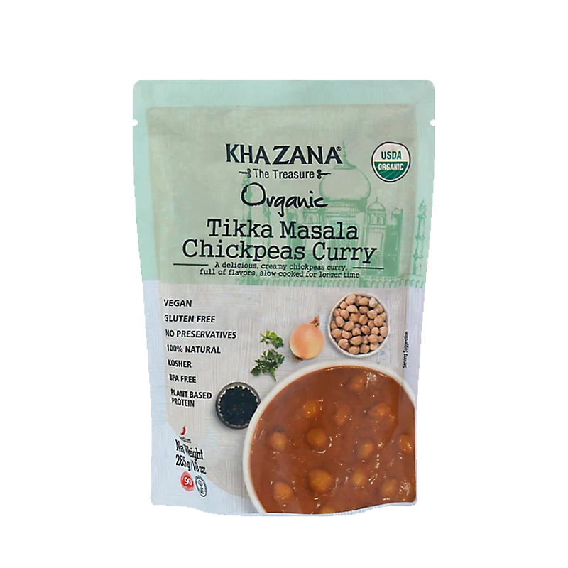 Picture of Khazana Organic Tikka Masala Chickpeas Curry RTE - 10oz