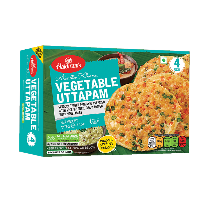 Picture of Haldirams Veg Uttapam FRZ - 397g*4