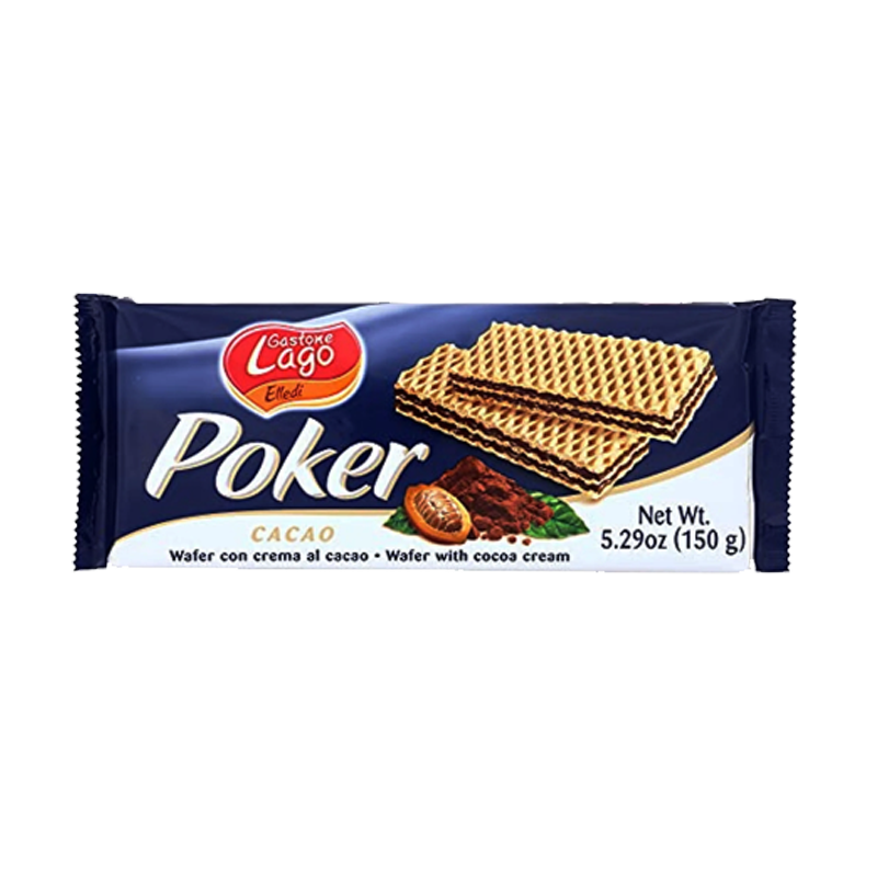 Picture of Lago Poker Cacao Wafer - 150g
