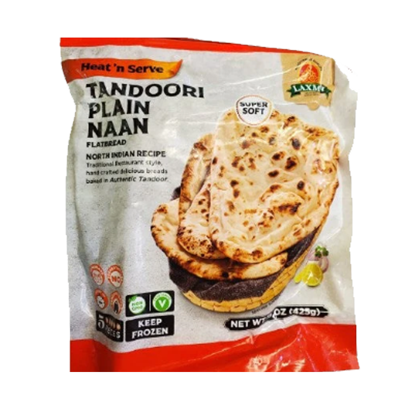 Picture of Laxmi Tandoori Plain Naan FRZ - 1275g*15