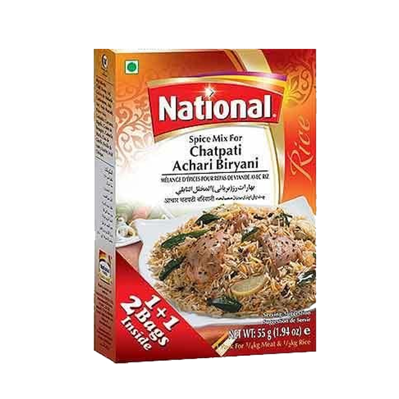 Picture of National Chatpati Achari Biryani Masala - 55g*2