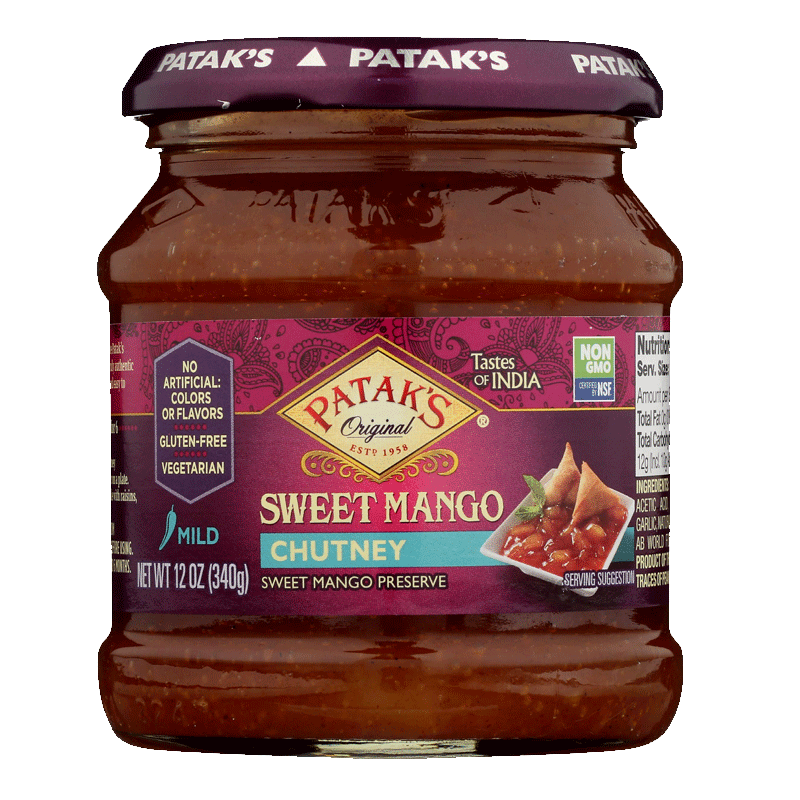 Picture of Pataks Sweet Mango Chutney - 12oz