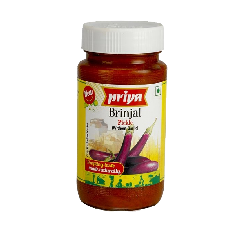 Picture of Priya Brinjal Pickle Without Garlic - 300g
