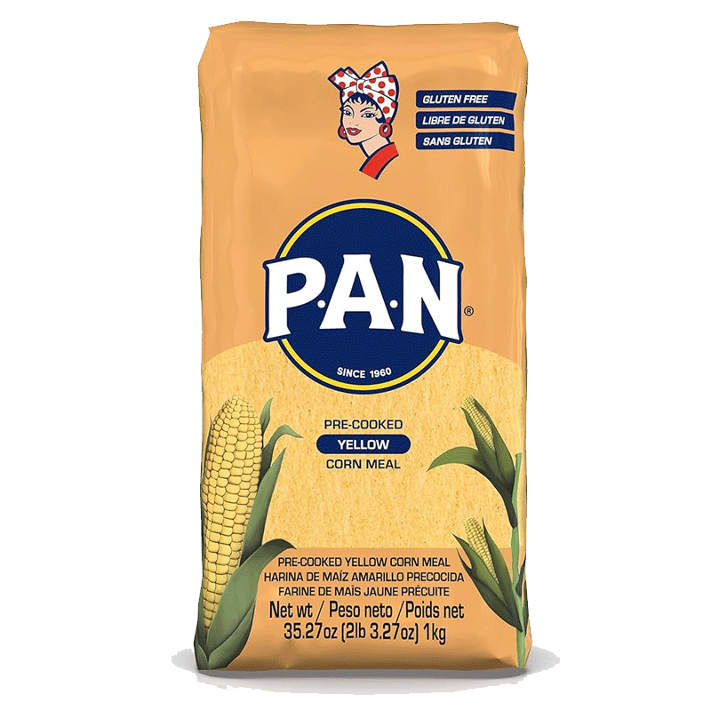 Picture of PAN Yellow Corn Meal Pre-Cooked - 35oz