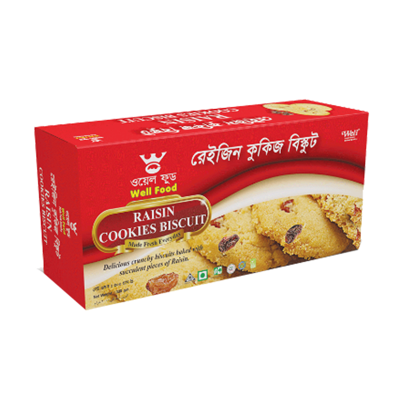 Picture of Well Food Raisin Cookies - 300g