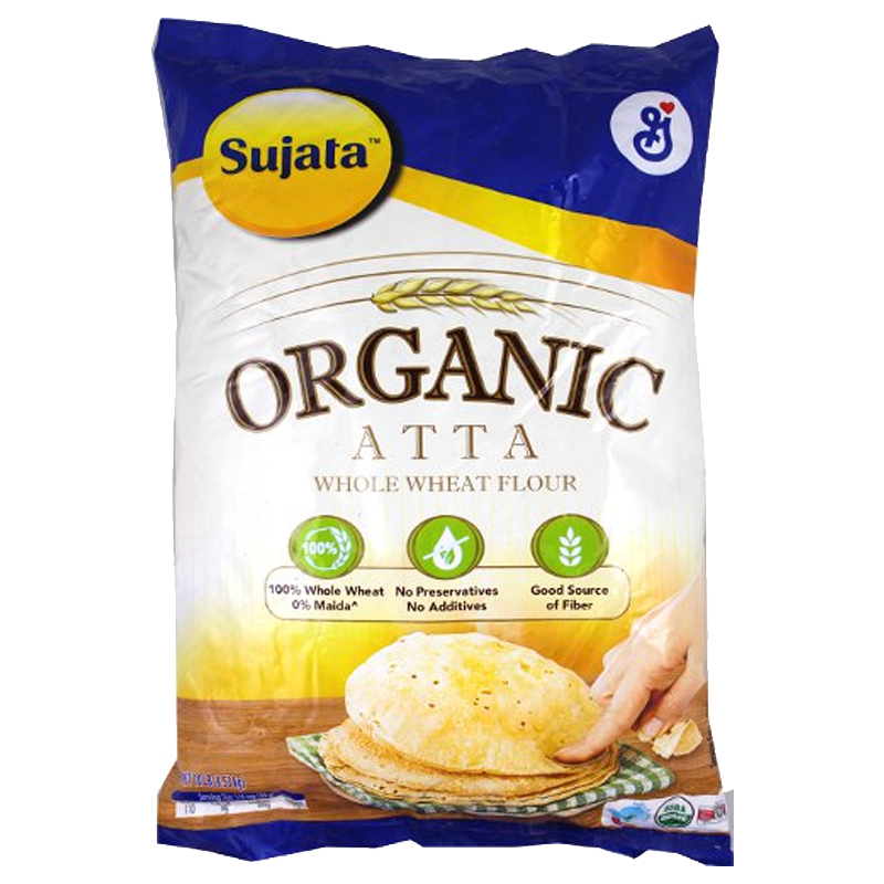 Picture of Sujata Organic Chakki Atta - 10lb