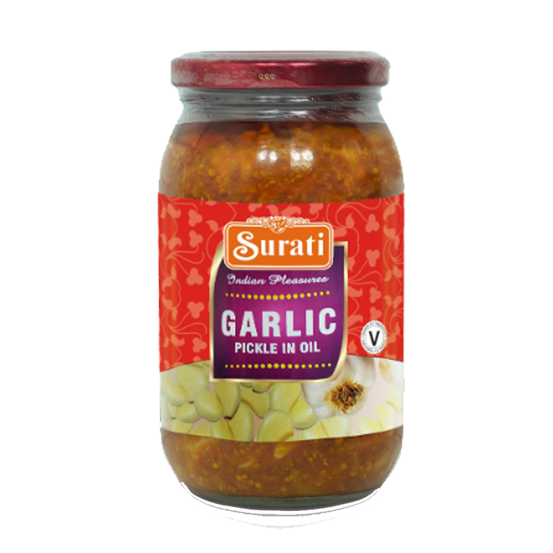 Picture of Surati Garlic Pickle in Oil - 10oz