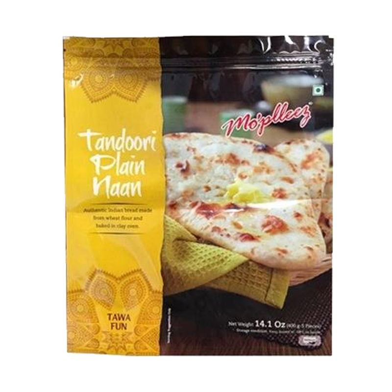 Picture of Mopleez Tandoori Plain Naan FRZ - 400g*5