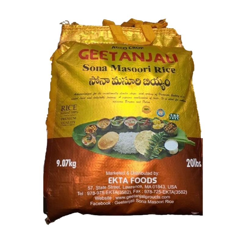 Picture of Geetanjali Sona Masoori Rice - 20lb
