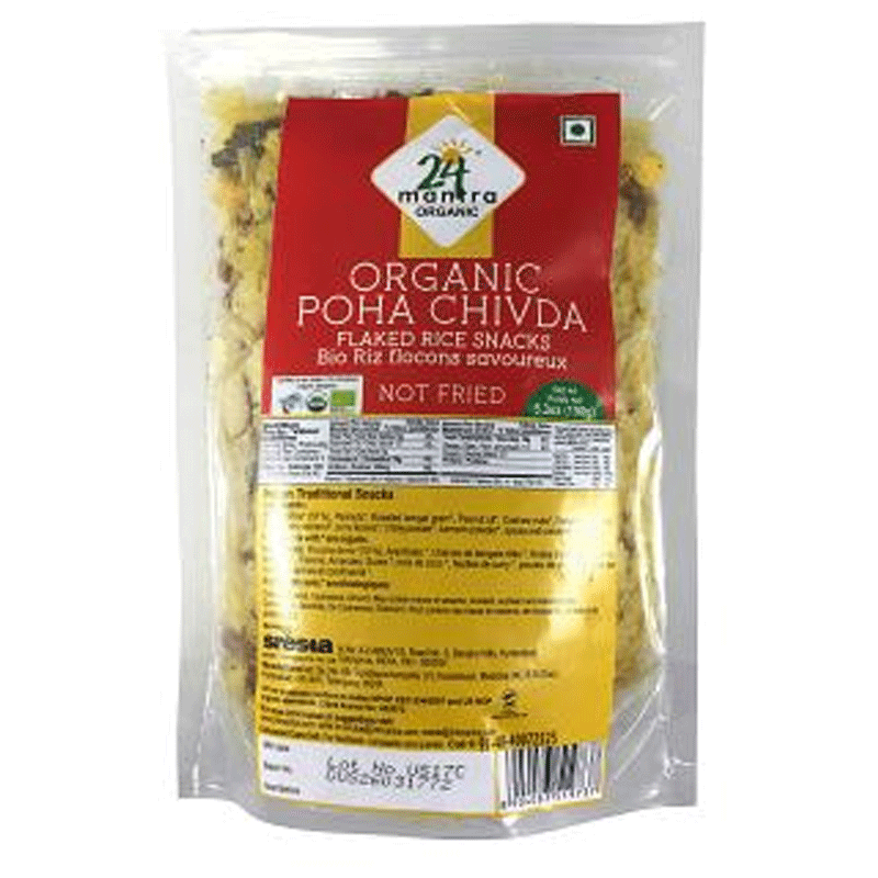 Picture of 24 Mantra Organic Poha Chivda - 150g