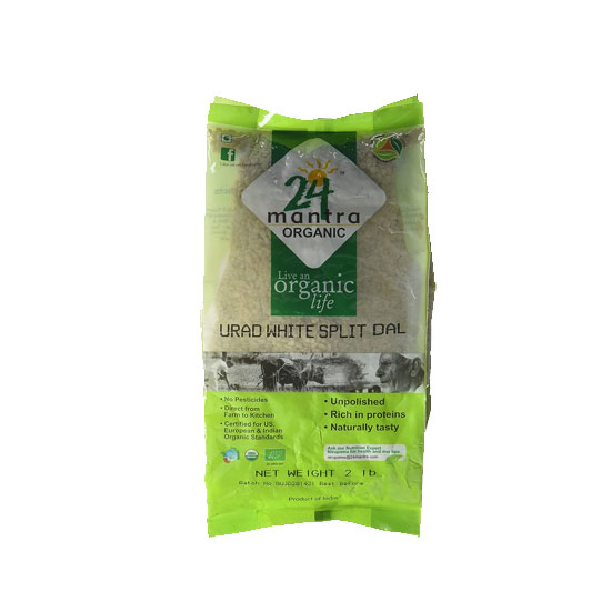 Picture of 24 Mantra Organic Urad White Split Org - 2lb