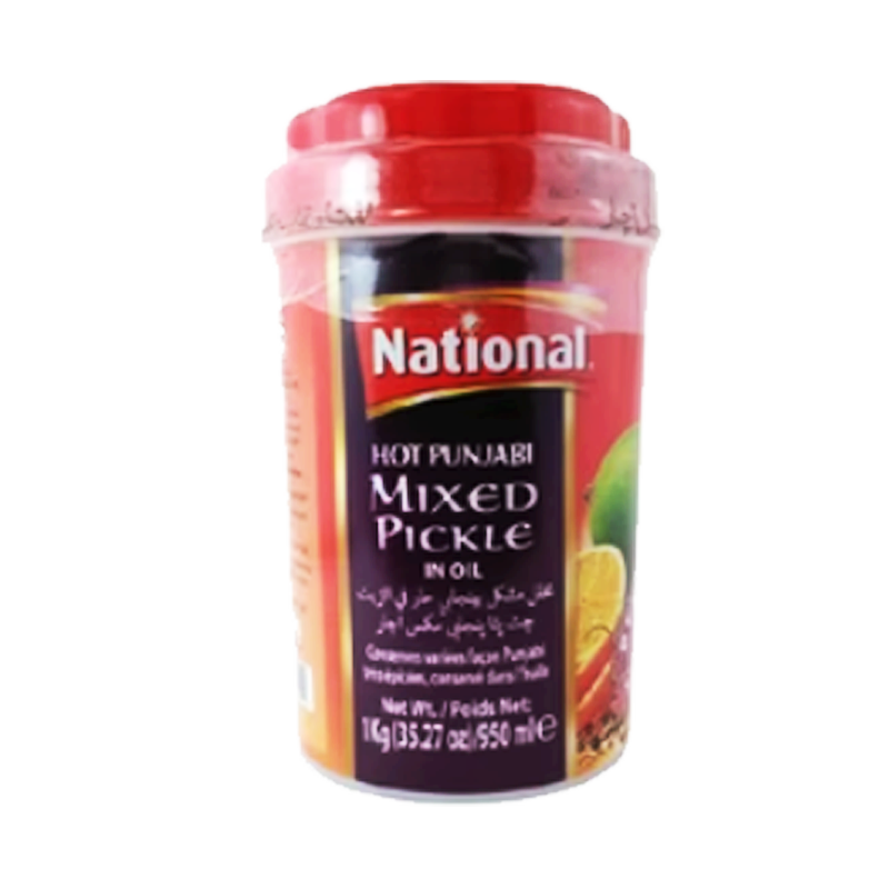 Picture of National Hot Punjabi Mixed Pickle - 500g
