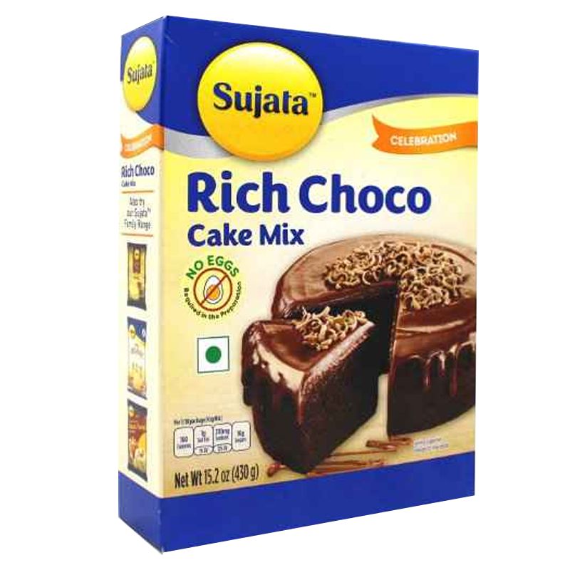 Picture of Sujata Rich Chocolate Cake Mix - 430g