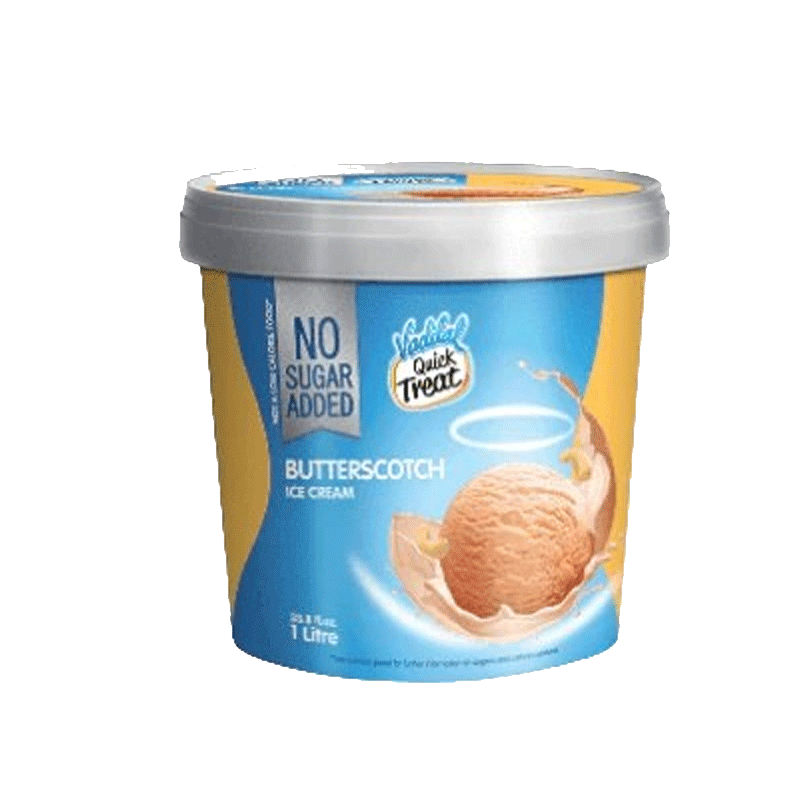 Picture of Vadilal Sugar Free Butterscotch Ice Cream FRZ - 1lt