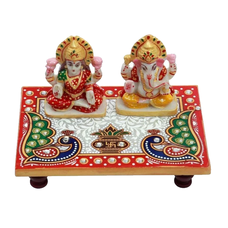 Picture of Marbal Laxmi Ganesh Chwki-1pcs