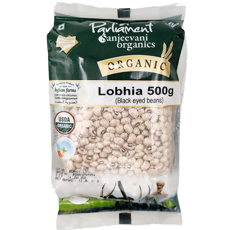 Picture of Parliament Sanjeevani Organic Lobhia Black Eye Beans Dal - 2lb