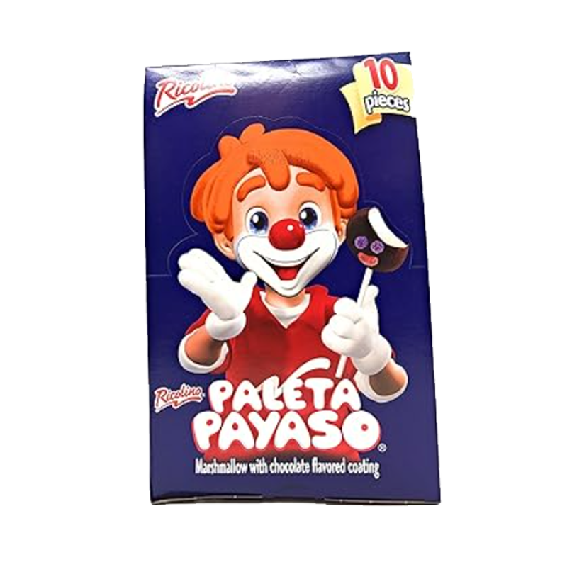 Picture of Ricolino Mexican Paleta Payaso - 10pc