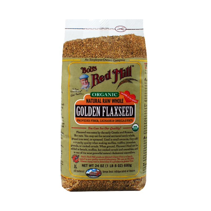 Picture of Bobs Red Mill Organic Golden Flax Seeds - 24oz