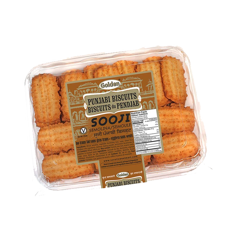 Picture of Golden Punjabi Surati Sooji Biscuits - 680g
