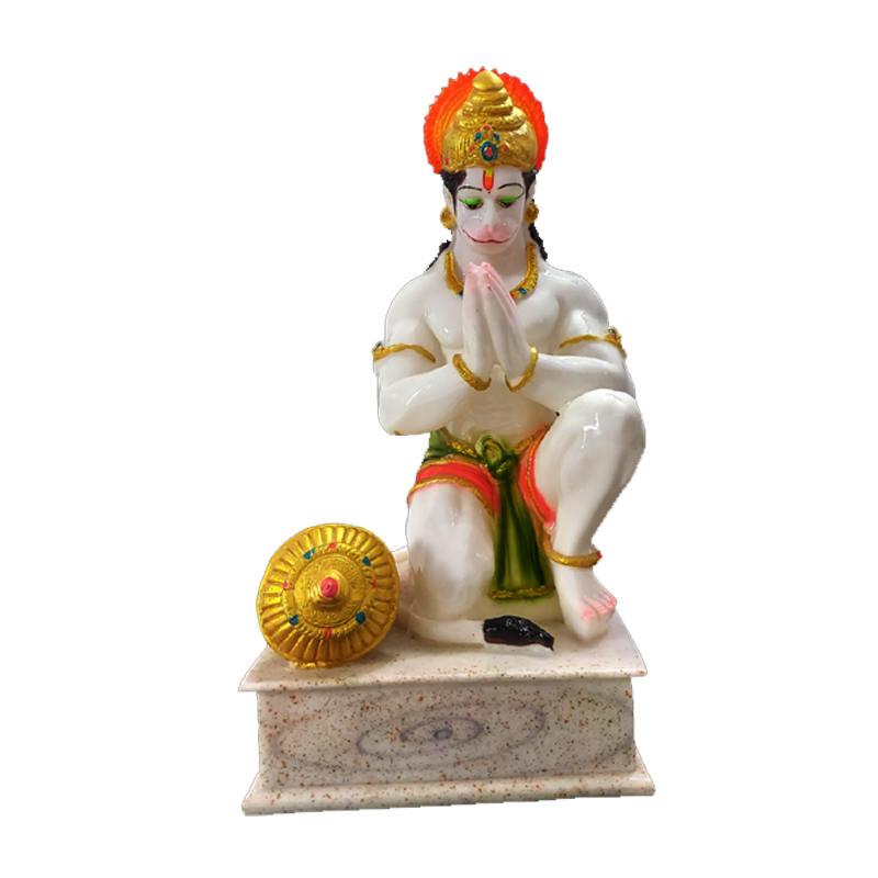 Picture of S White CP Hanuman Statu Large