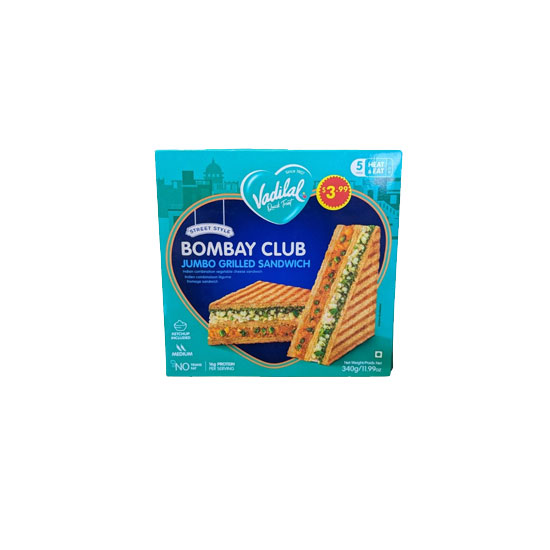 Picture of Vadilal Bombay Club Jumbo Grilled Sandwich - 340g