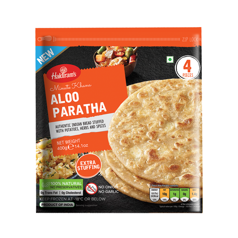 Picture of Haldirams Authentic Aloo Paratha FRZ - 400*4