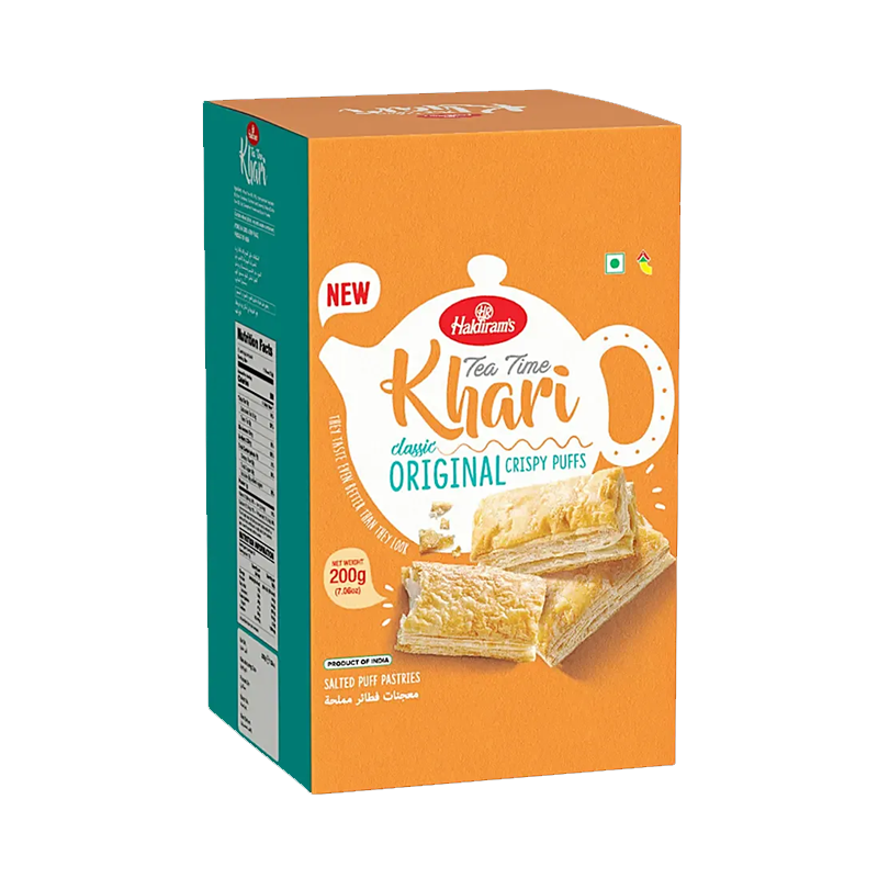 Picture of Haldirams Tea Time Khari Plain Crispy Puffs - 7oz