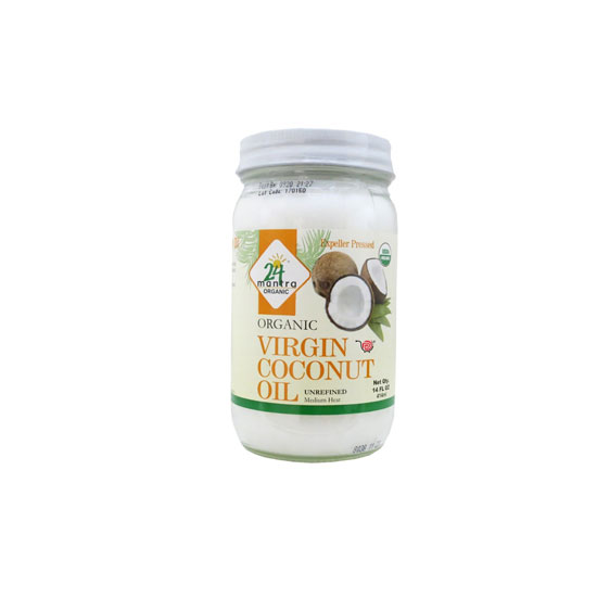 Picture of 24 Mantra Organic Coconut Oil Virgin - 14oz