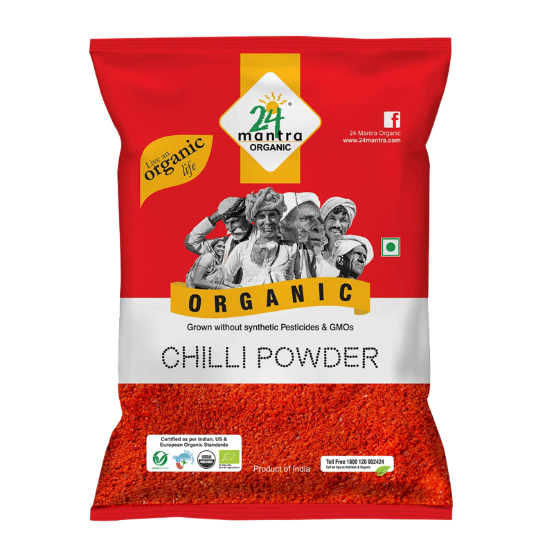 Picture of 24 Mantra Organic Chilli Powder - 1lb