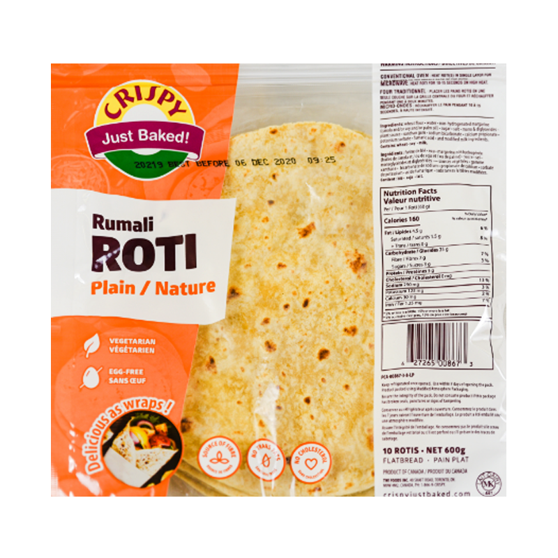 Picture of Twi Crispy Rumali Roti - 600g*10