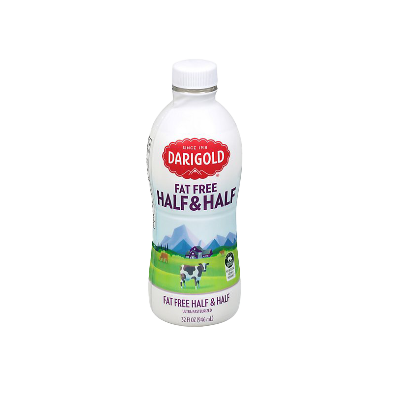 Picture of Darigold Half & Half Fat Free Milk - 1qt