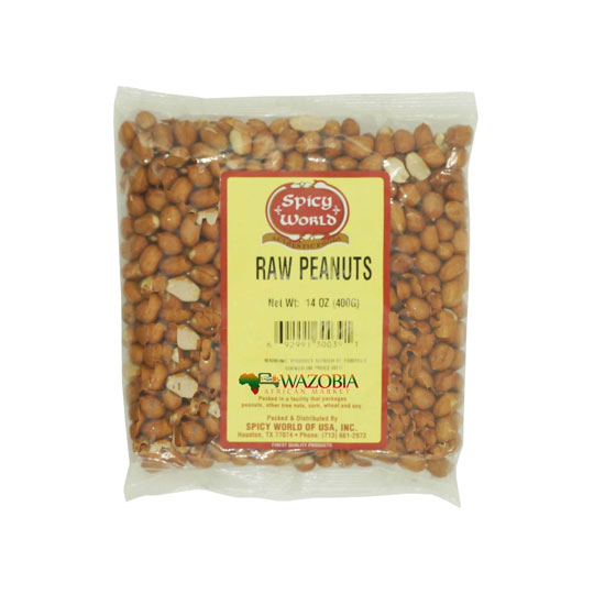 Picture of Spicy World Raw Peanuts - 14oz