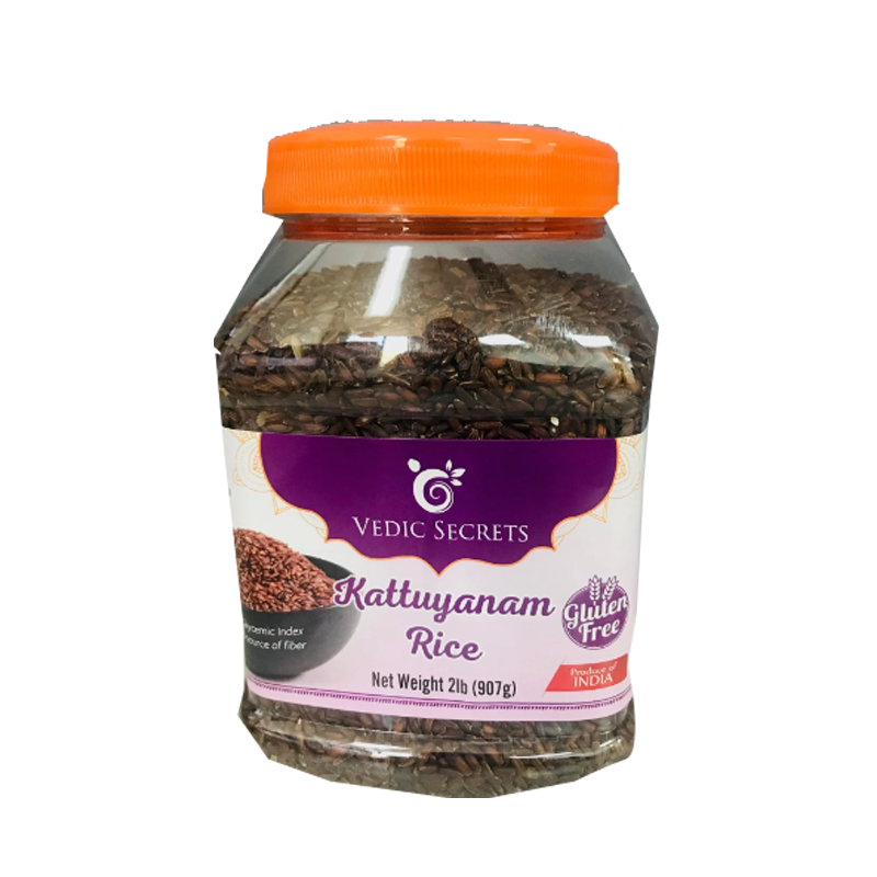 Picture of Vedic Secrets Kattuyanam Rice Jar- 2lb