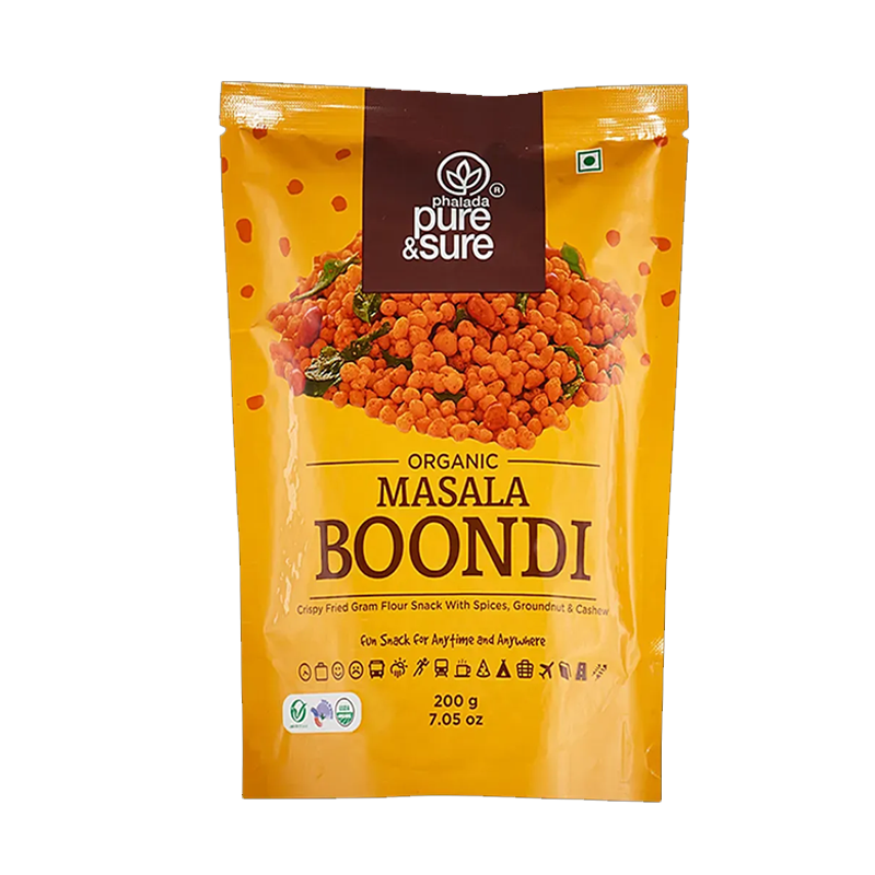 Picture of Pure & Sure Organic Masala Boondi - 200g