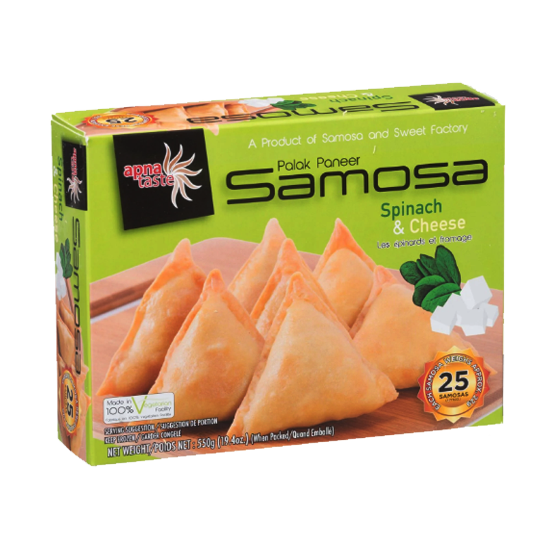 Picture of Apna Taste Spinach & Cheese Samosa FRZ - 550g*25