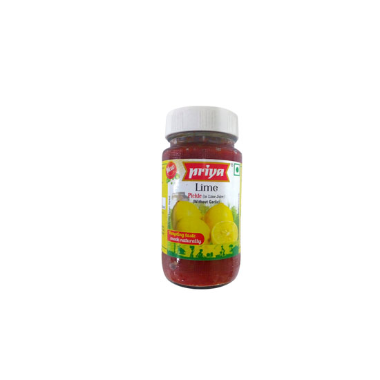 Picture of Priya Lime No Garlic Pickle -300g