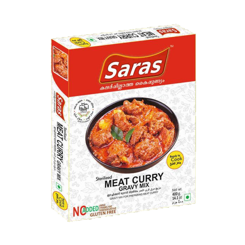 Picture of Saras Meat Curry Gravy Mix-400