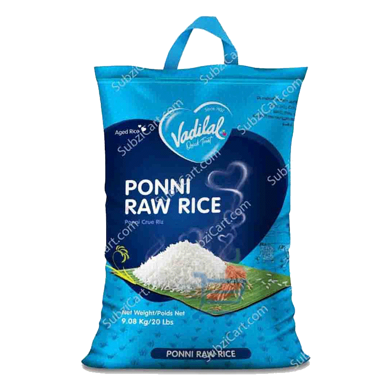 Picture of Vadilal Ponni Raw Rice - 20lb