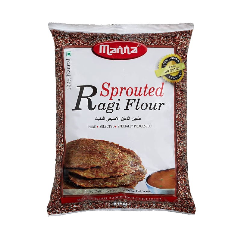 Picture of Manna Sprouted Ragi Flour - 1kg