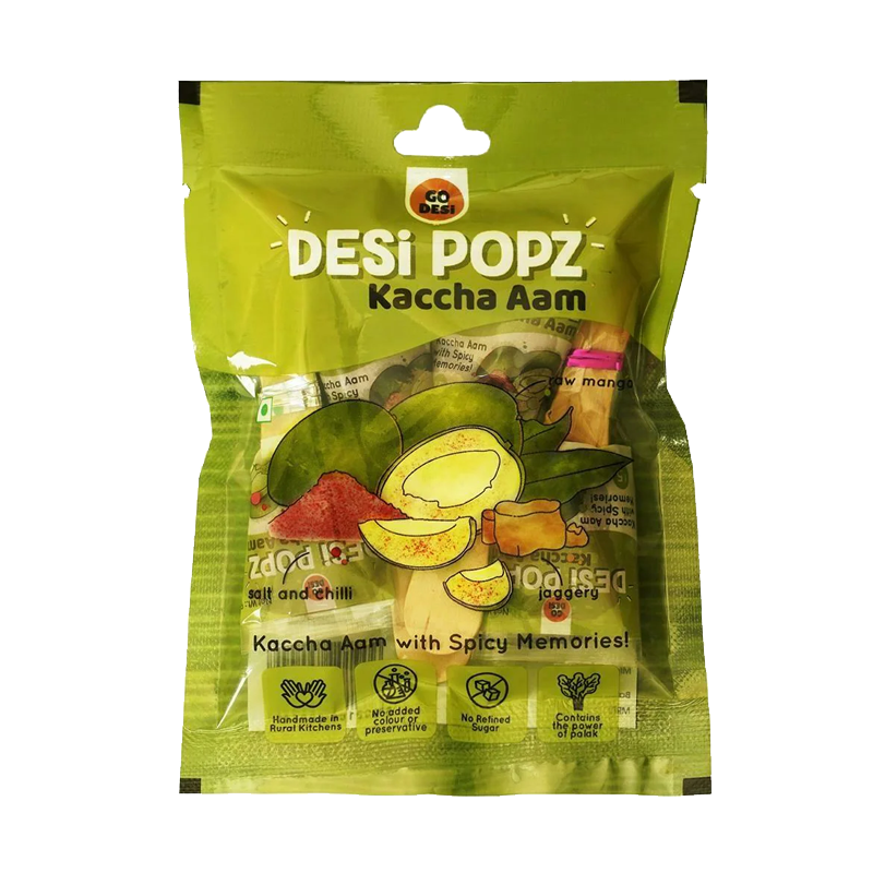 Picture of Go Desi Popz Kaccha Aam - 36g*4