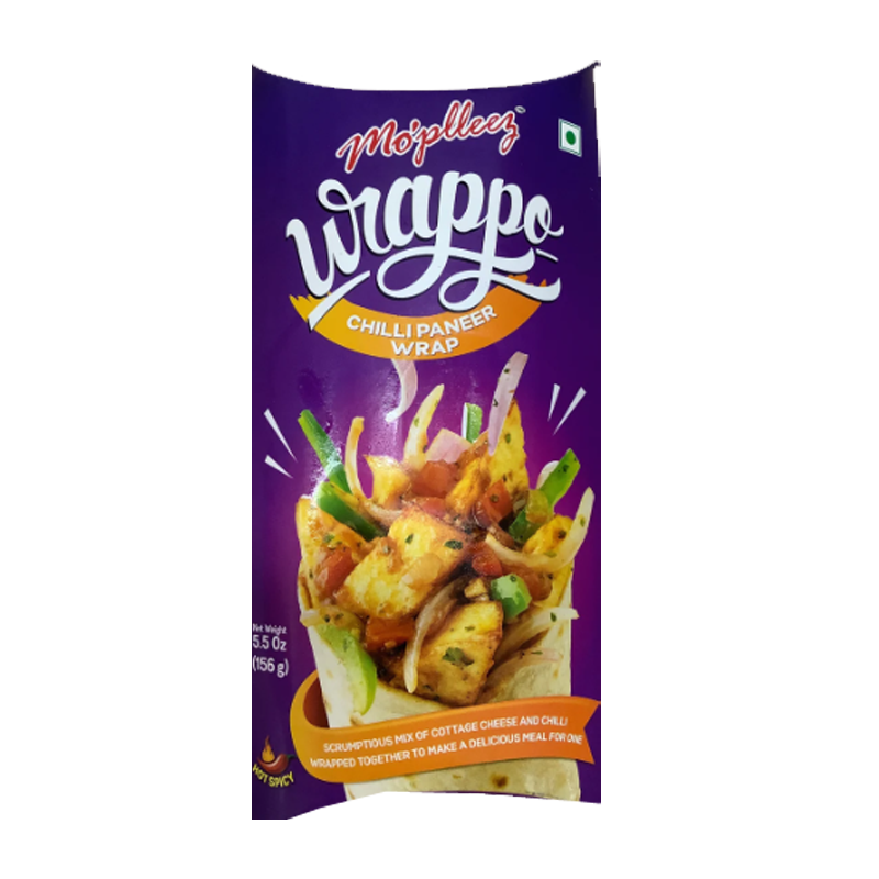 Picture of Moplleez Chilli Paneer Wrap FRZ - 156g