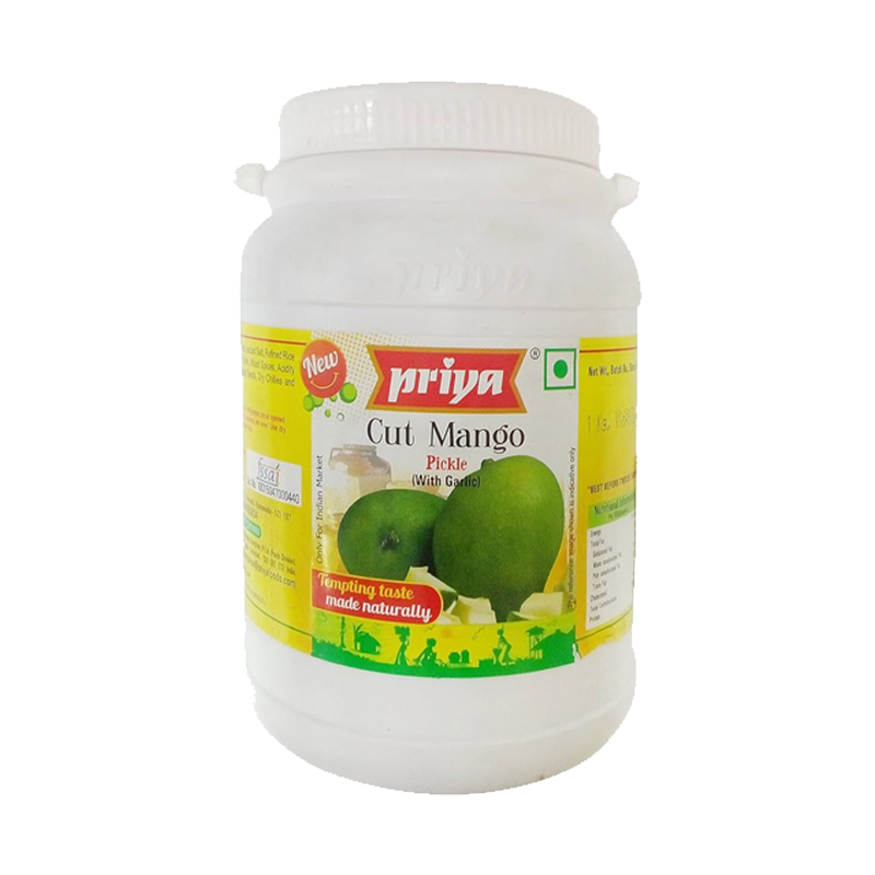 Picture of Priya Cut Mango Pickle Without Garlic - 1kg