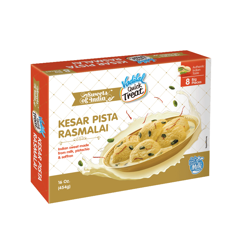 Picture of Vadilal Kesar Rasmalai FRZ -1lb