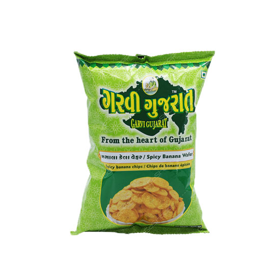 Picture of Garvi Gujrati Spicy Banana Chips Wafers-737g