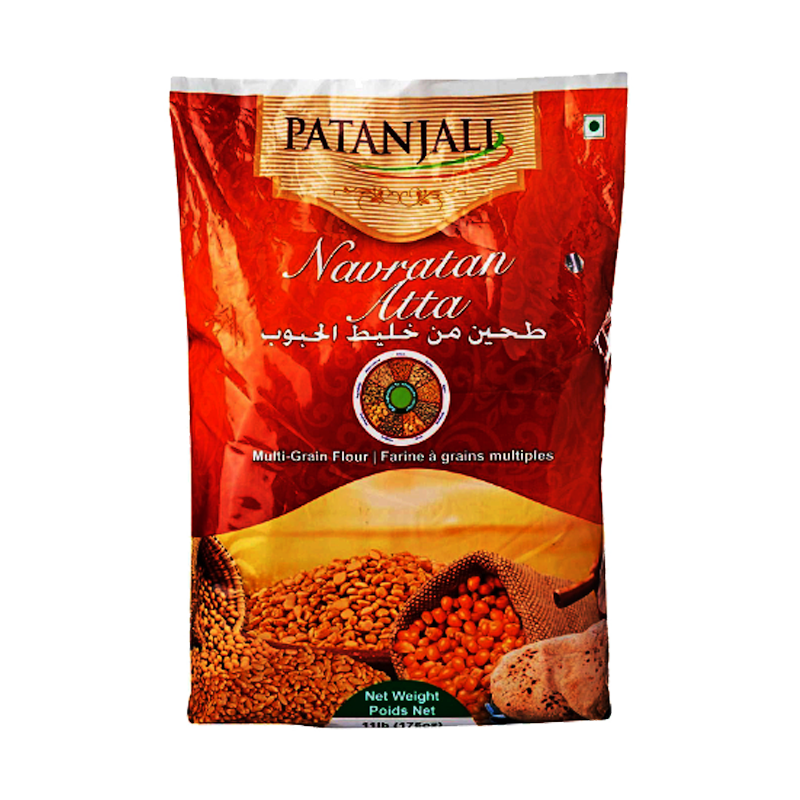 Picture of Patanjali Navratna Multigrain Atta - 11lb