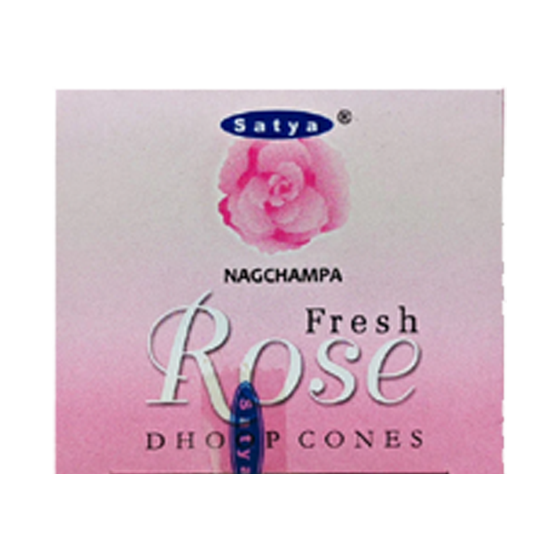 Picture of Satya Nag Champa Rose Dhoop Cones-12