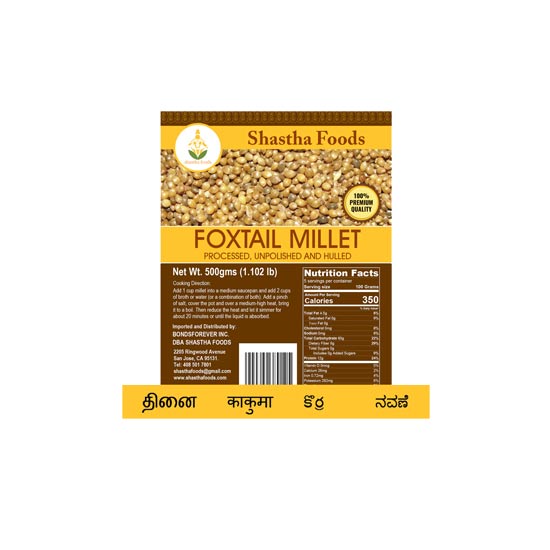 Picture of Shastha Millet Foxtail-1lb